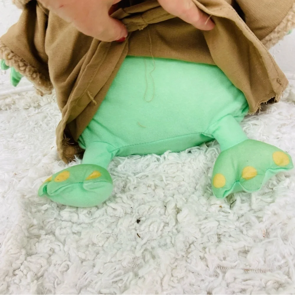 Star Wars baby Yoda Green and Tan Plush Toy